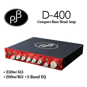Phil Jones Bass D-400 -Red- Vi[PJB,tBW[Y][D400][Bass Head Amplifier,x[XAv,wbhAv][bh,]