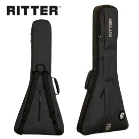RITTER RGB4-V for Flying V Guitar -ANT(Anthracite)- フライングV用ギグバッグ[リッター][Case,ケース][Gray,Black,グレー,ブラック,黒][Electric Guitar,エレキギター]
