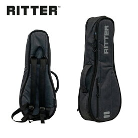 RITTER RGD2-U for Soprano Ukulele -ANT(Anthracite)- ソプラノウクレレ用ギグバッグ[リッター][Case,ケース][Gray,Black,グレー,ブラック,黒]