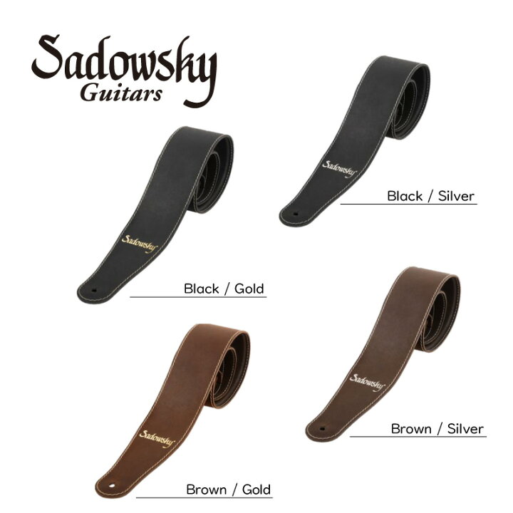 楽天市場】【ドイツ製】Sadowsky Genuine Leather Bass Strap Series 