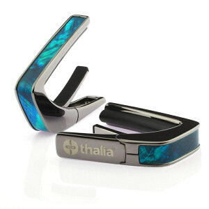 Thalia Capos Exotic Shell TEAL ANGEL WING -Black Chrome- Vi M^[pJ|^Xg[^A][ubNN[][e[GWFEBO][Electric,Acoustic,Bass,Guitar]