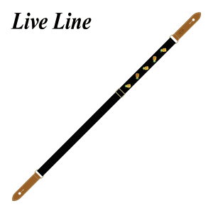 Live Line YUS34B-7 pCibv ENXgbv/U[Gh[CuC][Ukulele Strap][Black,ubN,]