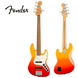 Fender Mexico Player Plus Jazz Bass V -Tequila Sunrise / Pau Ferro- 新品[フェンダー][プレイヤープラス][ジャズベース][5弦][Red,Yellow,レッド,イエロー,テキーラサンライズ,赤,黄色][パーフェロー][Electric Bass,エレキベース]