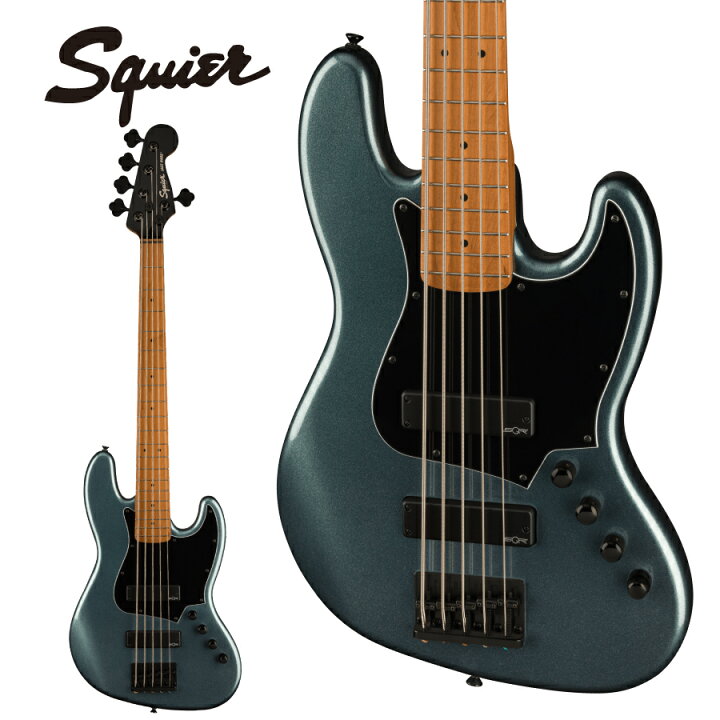 楽天市場】Squier Contemporary Active Jazz Bass HH V - Gunmetal 
