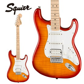 Squier Affinity Series Stratocaster FMT HSS - Sienna Sunburst / Maple - 新品[Fender,スクワイヤー,フェンダー][ストラトキャスター][Electric Guitar,エレキギター][Cherry,Red,チェリー,レッド,シエナサンバースト,赤]