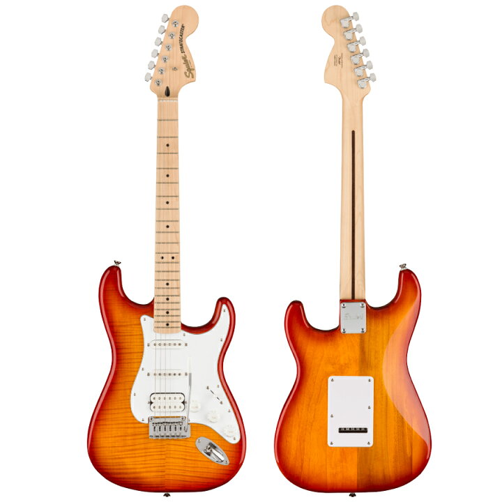 楽天市場】Squier Affinity Series Stratocaster FMT HSS - Sienna 