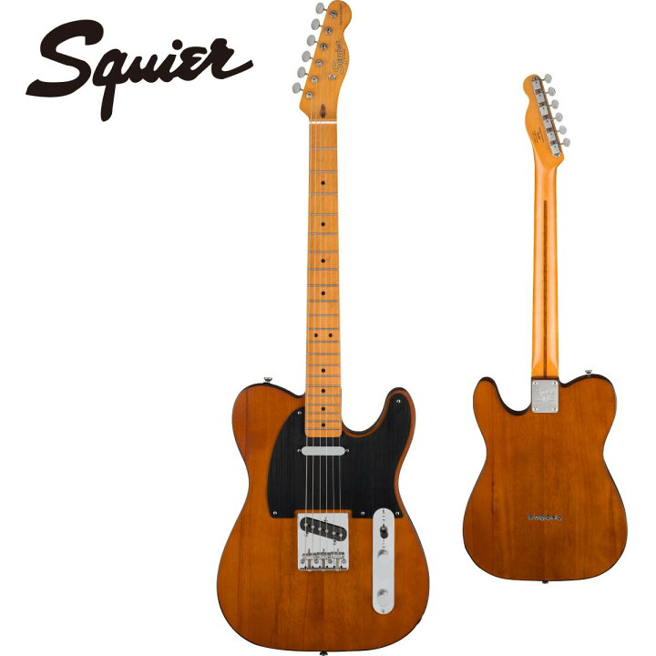 Squier 40th Anniversary Telecaster Vintage Edition -Satin Mocha- 新品 Fender,スクワイヤー,フェンダー][テレキャスター][Electric Guitar,エレキギター][モカ,ブラウン,茶,褐色]  ギタープラネット
