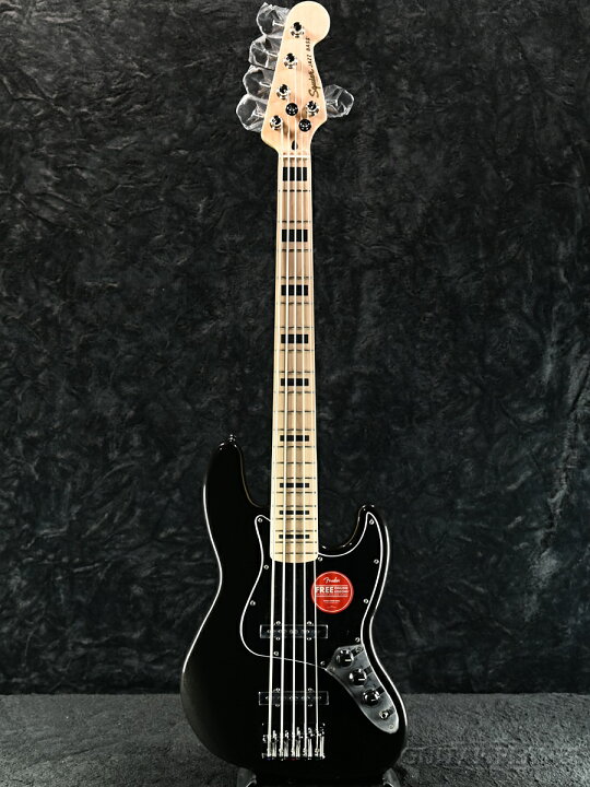 楽天市場】Squier Affinity Series Active Jazz Bass V -Black 