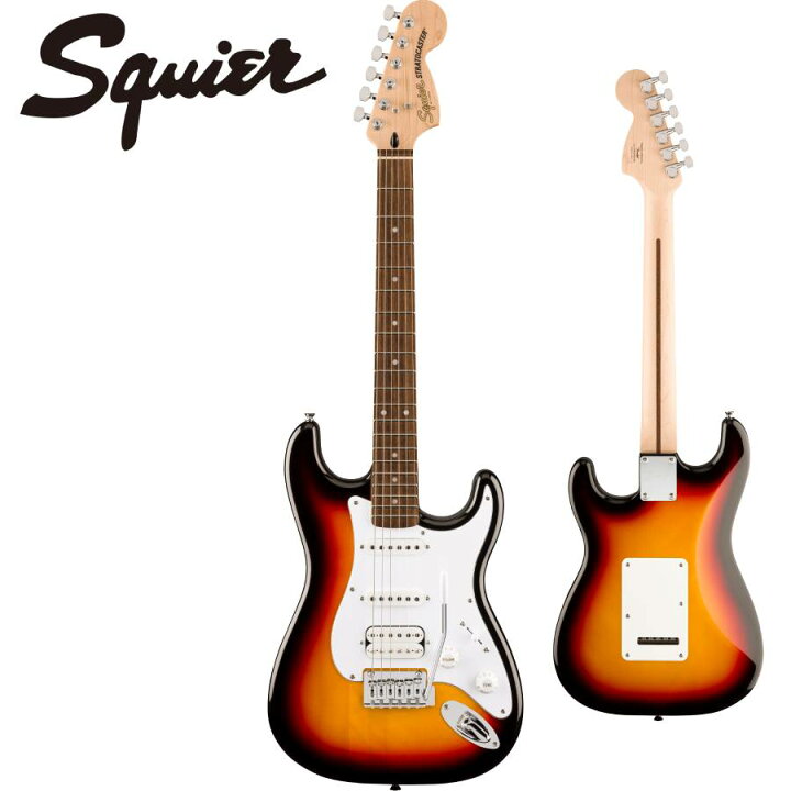 楽天市場】Squier Affinity Series Stratocaster Junior HSS -3 Color  