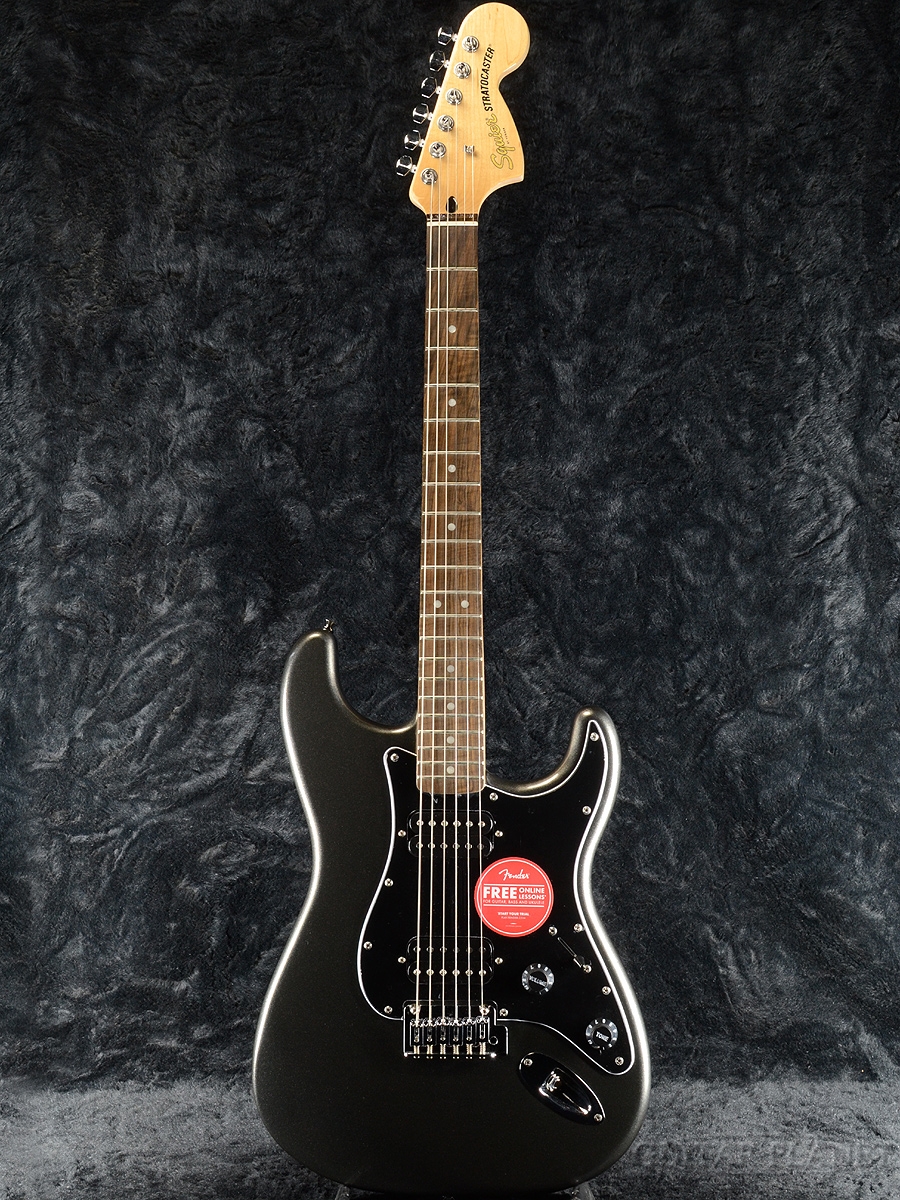Squier Affinity 贈物 Series Stratocaster HH -Charcoal Frost Metallic Laurel- キャンペーンもお見逃しなく 新品 チャコールフロストメタリック スクワイヤー Fender Gray グレー エレキギター ストラトキャスター フェンダー Electric Guitar ローレル