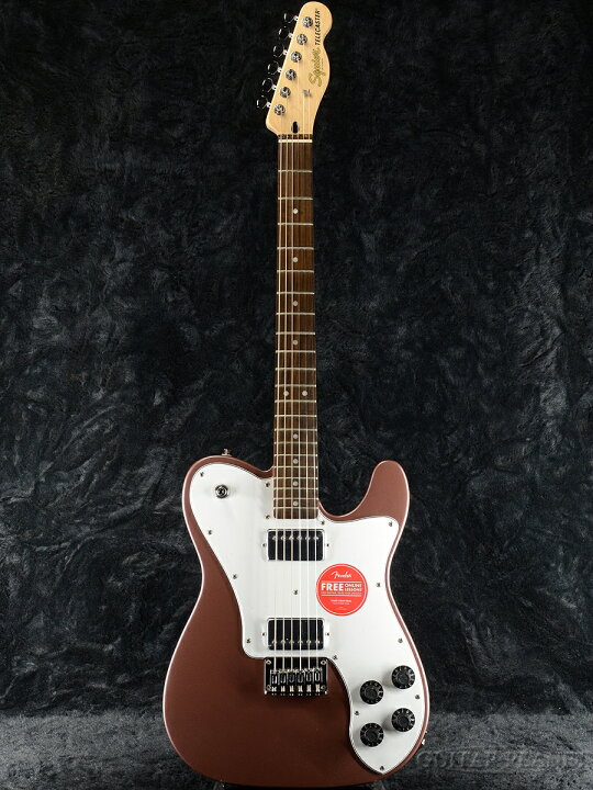 楽天市場】Squier Affinity Series Telecaster Deluxe -Burgundy Mist 