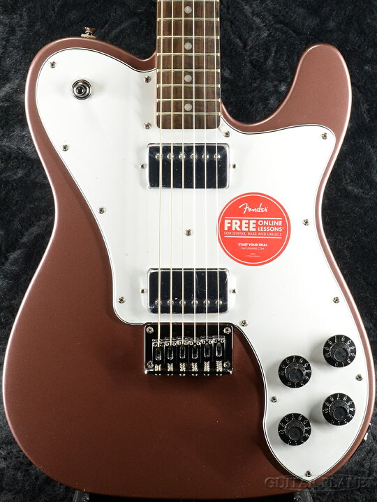 楽天市場】Squier Affinity Series Telecaster Deluxe -Burgundy Mist 
