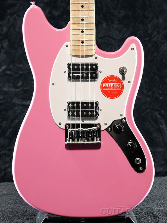 楽天市場】Squier Sonic Mustang HH -Flash Pink- 新品[スクワイヤー 
