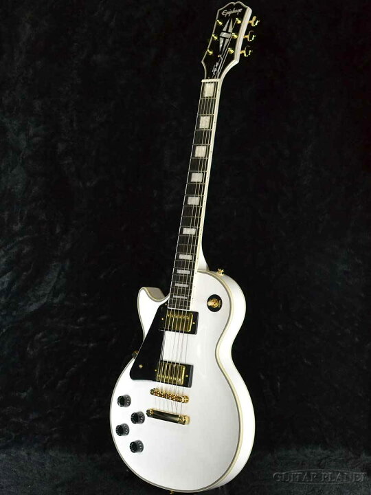 楽天市場】Epiphone Les Paul Custom Left Hand -Alpine White- 新品 