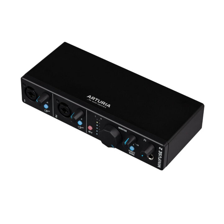 楽天市場】ARTURIA MINIFUSE 2 BK 新品 オーディオインターフェイス 