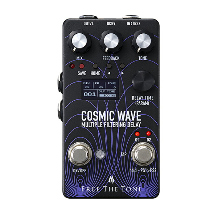 楽天市場】Free The Tone COSMIC WAVE CW-1Y新品 デジタルディレイ 