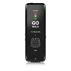 TC HELICON GO SOLO Vi I[fBI/MIDIC^[tF[X[Audio Interface][Electric Guitar,GLM^[]