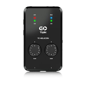 TC HELICON GO TWIN Vi I[fBI/MIDIC^[tF[X[Audio Interface][Electric Guitar,GLM^[]