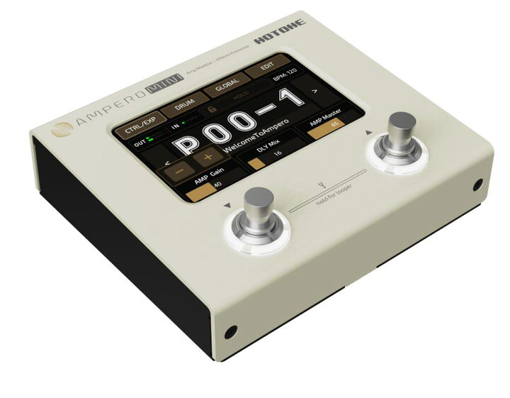 楽天市場】HOTONE AMPERO Mini 新品 アンプモデラー＆エフェクター  