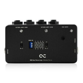 One Control Minimal Series MIDI Dual Stereo Loop 新品 2ループスイッチャー[ワンコントロール][デュアルステレオループ][Effector,エフェクター]