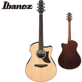 Ibanez AAM380CE -NT (Natural High Gloss)- 新品[アイバニーズ][Cutaway,カッタウェイ][Electric Acoustic Guitar,エレアコ,アコギ,アコースティックギター,フォークギター,Folk Guitar]