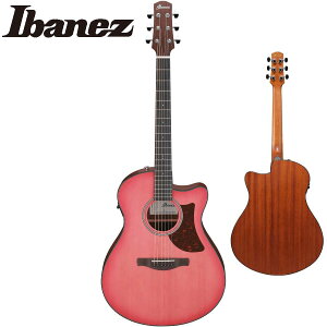 Ibanez AAM50CE -CRO (Coral Red Burst Open Pore)- Vi[ACoj[Y][Pink,sN,R[][Cutaway,Jb^EFC][Electric Acoustic Guitar,GAR,ARM,AR[XeBbNM^[,tH[NM^[,Folk Guitar]