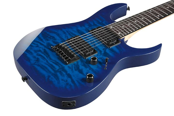 楽天市場】Ibanez GRG7221QA -TBB(Transparent Blue Burst)- 新品 