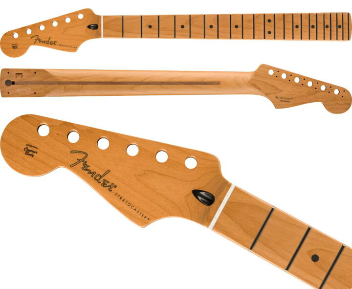 楽天市場】Fender Satin Roasted Maple Stratocaster LH Neck / 22 
