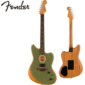 Fender Acoustasonic Player Jazzmaster -Antique Olive- 新品[フェンダー][アンティークオリーブ,緑][アコースタソニック][ジャズマスター][Acoustic Guitar,Electric Guitar,エレキギター,アコースティックギター]