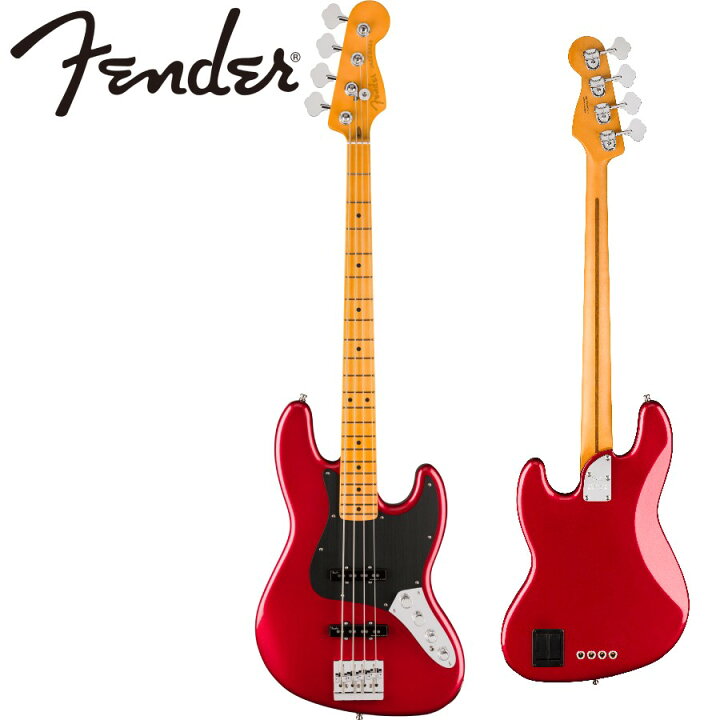 楽天市場】Fender American Ultra II Jazz Bass -Sinister Red / Maple 