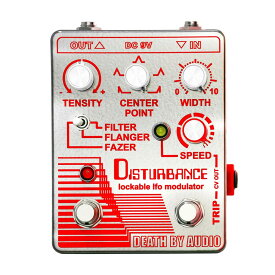 DEATH BY AUDIO / DISTURBANCE 新品 ロック可能モジュレーター [デスバイオーディオ][ディスターバンス][Effector,エフェクター]