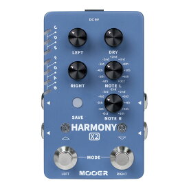 Mooer / HARMONY X2 新品 ピッチシフター[ムーア][ハーモニー][Pitchshifter][Effector,エフェクター]