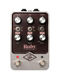 Universal Audio UAFX Ruby 63 Top Boost Amplifier 新品 プリアンプ/オーバードライブ[ユニバーサルオーディオ][ルビー][Preamp,Overdrive][Effector,エフェクター]