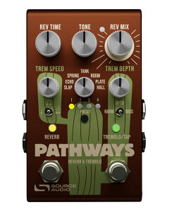 SOURCE AUDIO / SA281 PATHWAYS Reverb + Tremolo �V�i[�\�[�X�I�[�f�B�I][Reverb,Tremolo,���o�[�u,�g������][Effector,�G�t�F�N�^�[]