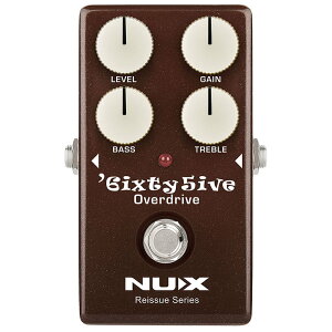 NUX / 6ixty5ive OD �V�i �I�[�o�[�h���C�u[�j���[�G�b�N�X][OverDrive][Effector,�G�t�F�N�^�[]