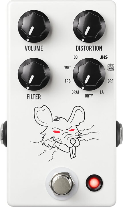 楽天市場】JHS PEDALS / PACKRAT WHITE 新品 ディストーション[パック 