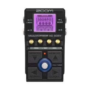 ZOOM / MS-80IR+ MultiStomp �V�i �A���v/�L���r�l�b�g�V�~�����[�^�[[�Y�[��][�}���`�X�g���v][�v���X][Multi Effector]