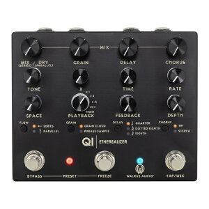 �y�݌ɂ���܂�!!�zWalrus Audio / Qi Etherealizer -Black- �V�i �}���`���W�����[�V����[�E�H�����X�I�[�f�B�I][�`�[�E�G�Z���A���C�U�[][Modulation][Effector,�G�t�F�N�^�[]