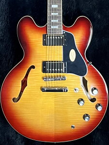 EpiphoneES-335 Figured -Raspberry Tea Burst- [#25121510974][3.67kg][�W���Y�M�^�[�t���A�݌ɕi][�����摜][�G�s�t�H��][�~�f�B�A���X�P�[��][Original Soft Case�t��][Electric Guitar,�G���L�M�^�[]