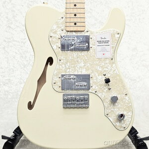 Fender Made in Japan Traditional 70s Telecaster Thinline -Olympic White- �V�i�y�����摜�z�yJD26008218�z[�t�F���_�[][�e���L���X�^�[][�V�����C��,�z���E][�z���C�g,��][Made in Japan,���{��][Electric Guitar,�G���L�M�^