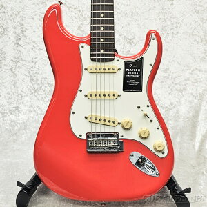 �y���Y�����J���[�zFender Player II Stratocaster -Coral Red- �V�i�y�����摜�z�yMX25151928�z�y3.44kg�z[�t�F���_�[][�X�g���g�L���X�^�[][���b�h,��][Made in Mexico,���L�V�R��][Electric Guitar,�G���L�M�^�[]