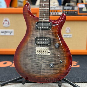Paul Reed Smith (PRS) SE Custom 24 -Charcoal Cherry Burst- �y2025�N���z�yCTI H009920�z�y3.45kg�z�V�i [�|�[�����[�h�X�~�X][�`���R�[���`�F���[�o�[�X�g][�G���L�M�^�[,Electric Guitar][�����摜]