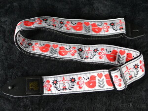 ERNIE BALL RED BIRD WINTER JACQUARD STRAP #P04689 M^[Xgbv[A[j[{[][WJ[hD][Guitar Strap][M^[/x[Xp]
