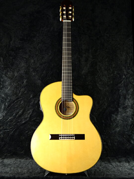楽天市場】ARIA A-58CWE/M [アリア][Natural,木目,杢][ガットギター 