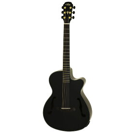 Aria FET-F2/BnG -BK(Black)-新品 [アリア][Fホール][ブラック][Acoustic Guitar,アコギ,アコースティックギター,エレアコ,Folk Guitar,フォークギター]