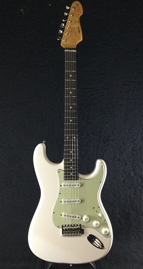 【数量限定品】ATELIER Z L.E.S. II -White/Rose-  新品[アトリエZ][国産][ホワイト,白][Stratocaster,ストラトキャスタータイプ][Electric Guitar,エレキギター] |  ギタープラネット