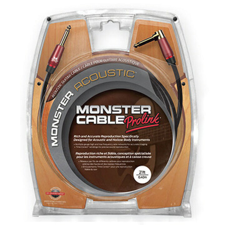 楽天市場】MONSTER CABLE M ACST2-21 S/S 6.4m アコースティック用 