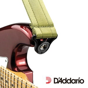 Planet Waves by D'Addario Auto Lock Guitar Strap -Moss- M^[Xgbv[__I][Green,O[,][Guitar,Bass][50BAL08]