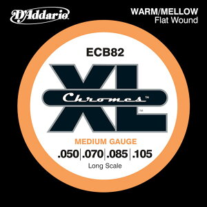 D'Addario 50-105 ECB82 Chromes Flat Wound Medium[__I][~fBA][N[tbgEh][x[X,String]