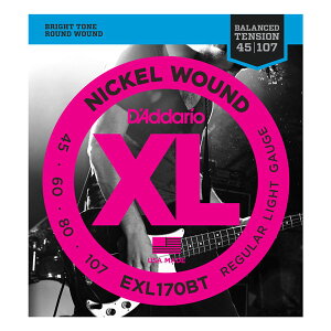 D'Addario 45-107 EXL170BT Nickel Wound Balanced Tension Reguilar Light Vi[__I][jbPEh][oXheV][M[Cg][x[X,string]